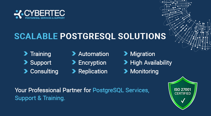 Cybertec is your professional PostgreSQL partner