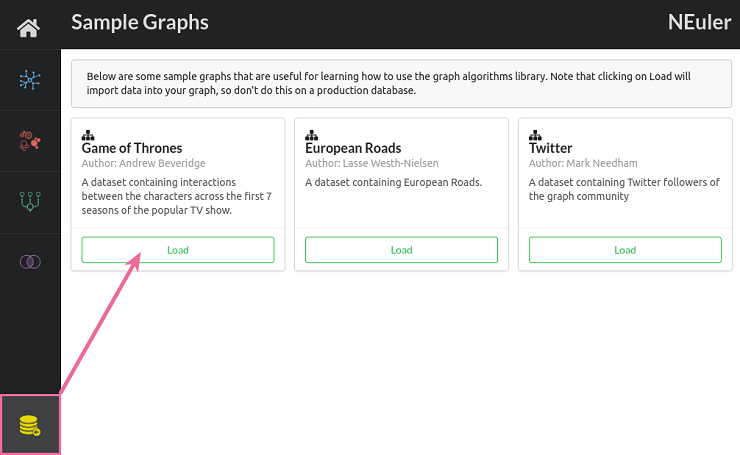 Load GoT sample graph