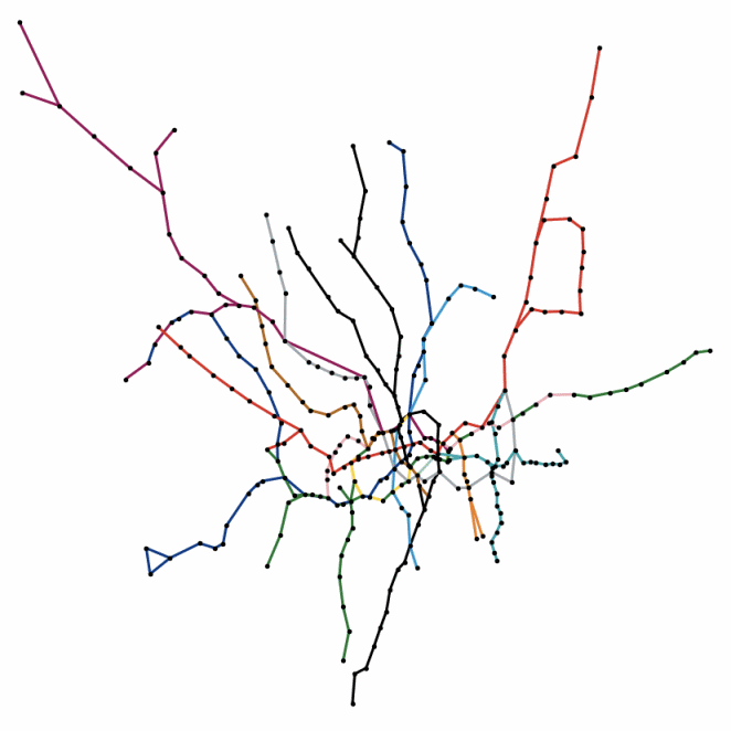 Map of London underground
